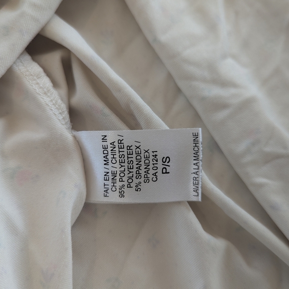 Simons Purple and Cream Chemise with Delicate Details - Picture 5 of 8